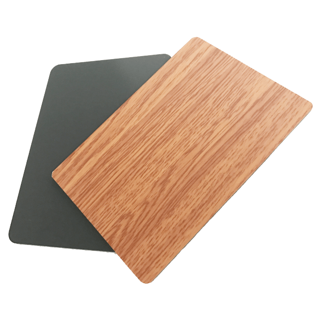El panel compuesto de aluminio Indonesia/los paneles compuestos de aluminio del panel del emparedado/maderas con color de madera sólida